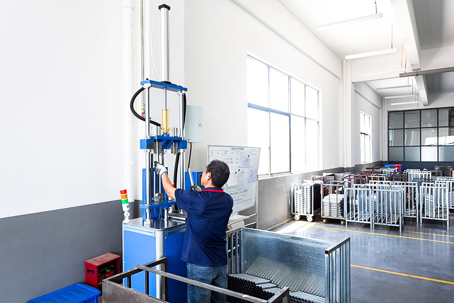 Full inspektionsutrustning för sidotryck på gasstaven